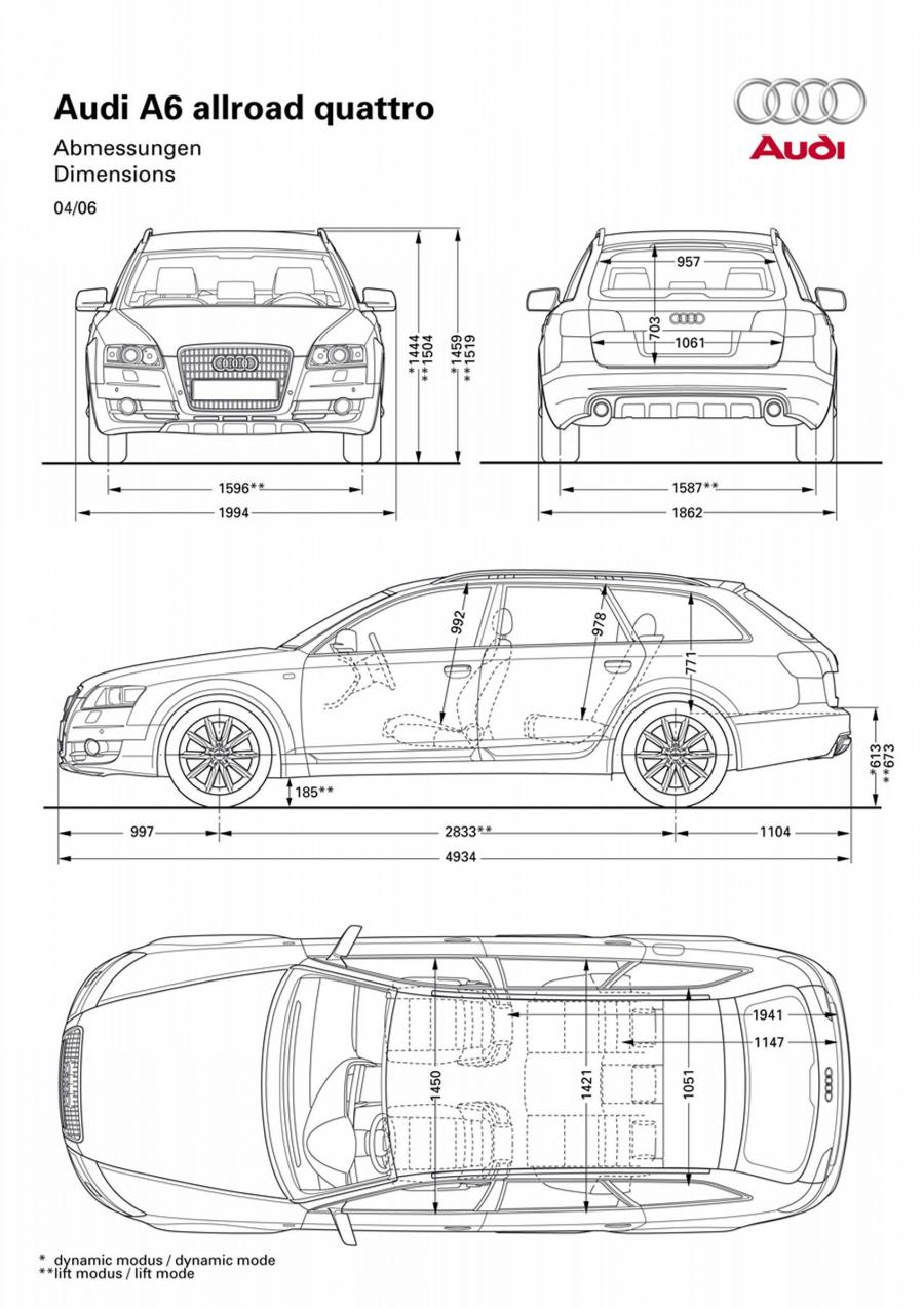 Схема Audi A6 Allroad 4.2 Quattro (4F, C6) 2006 года  (фото 31 из 44)